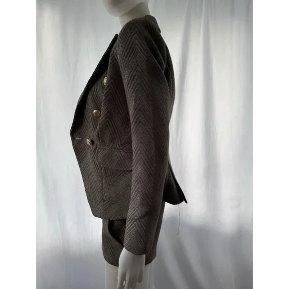 NWOT Marciano Guess Women's  Blazer Jacket + Pants Shorts Brown 2 - Picture 9 of 14